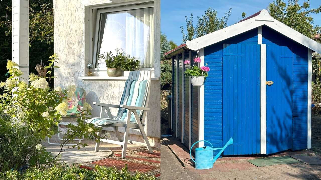 Kołobrzeg-działka z domkiem całorocznym nad morzem, przy plaży
