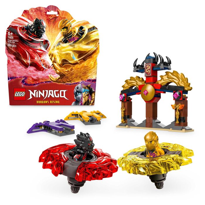 Zestaw klocków LEGO Ninjago Smocze Spinjitzu- zestaw bitewny 71826