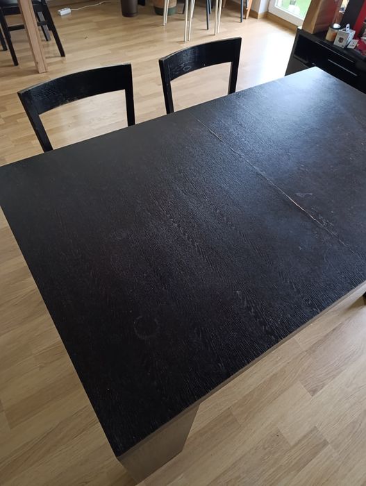 Stół rozkładany + 4 krzesła