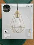Lampa wisząca Byron czarna E27 Inspire GOLD