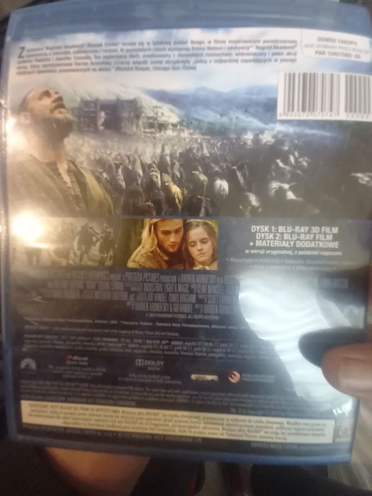 Sprzedam film BluRay plus 3D pod tytułem Noe