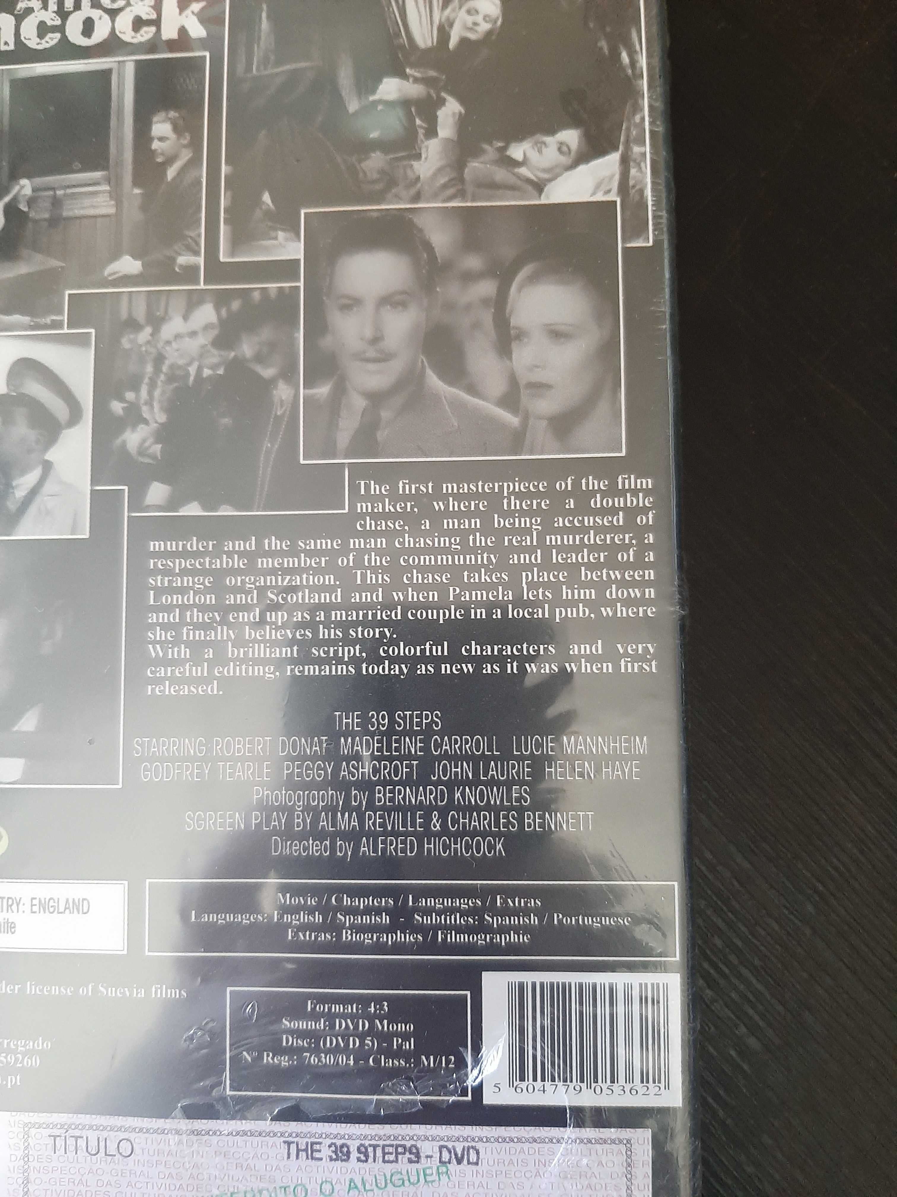 Alfred Hitchcock – The 39 Steps – NOVO – SELADO - Legendas PT