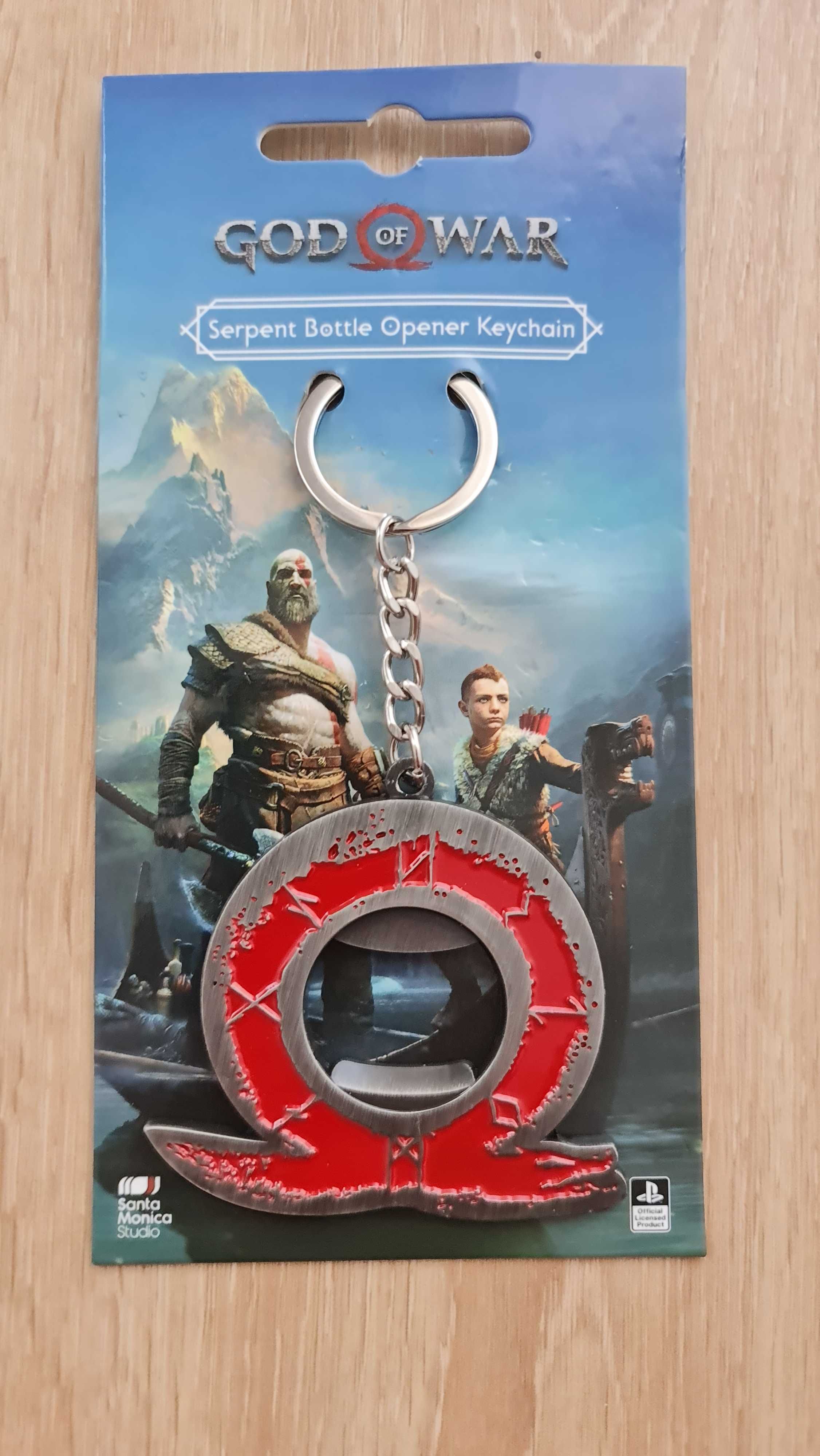 God of War Serpent Bottle Opener Keychain