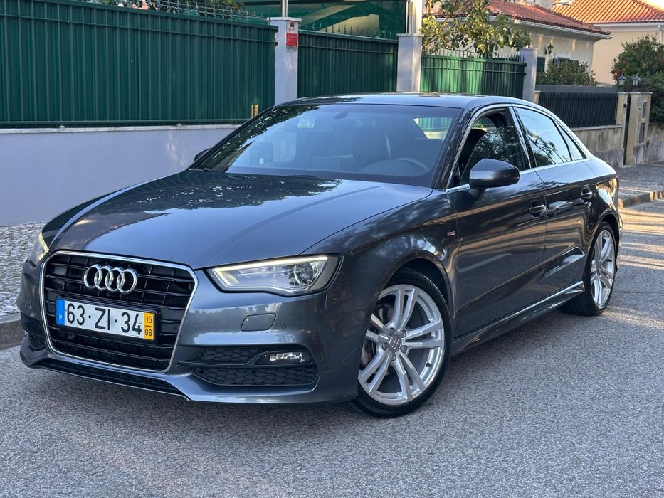 Audi A3 Limousine Sline 1.6 TDI S-tronic Full Extras Bem Estimado 2015