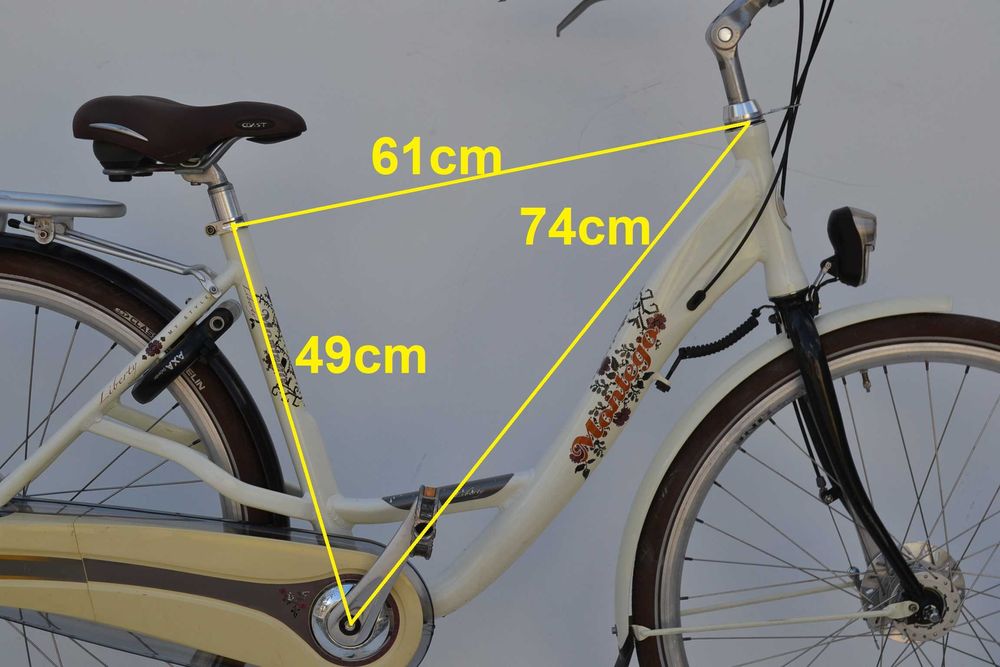 Rower alu holenderski miejski * Montego Liberty* niska rama 49cm