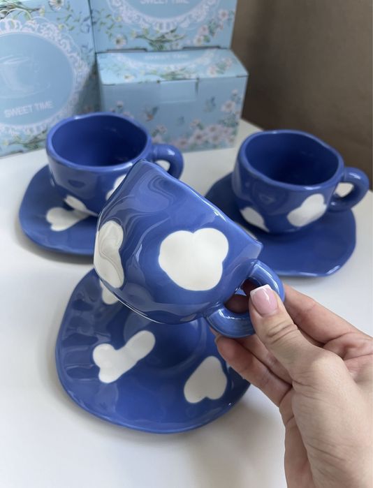 Розпродаж! Чашка з блюдцем (подарунковий набір)