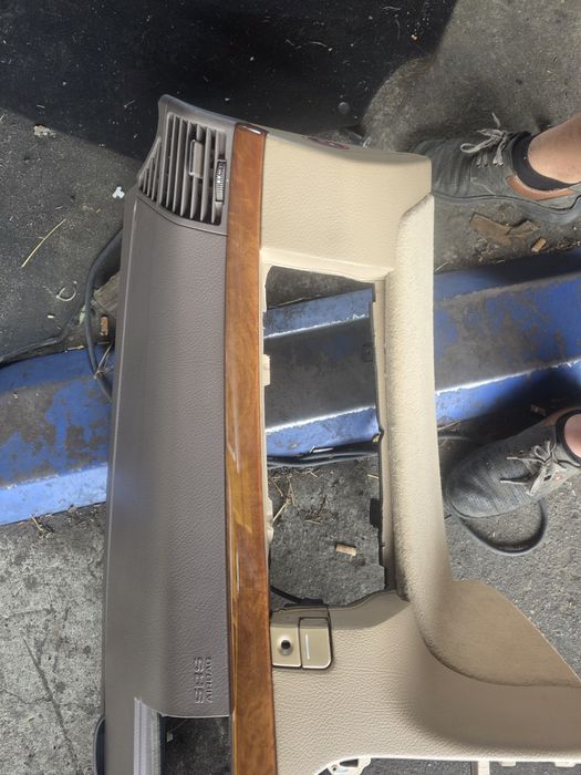 Deska Rozdzielcza Konsola Mercedes W220 Kremowa Beżowa
