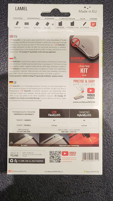 Szkło hartowane Blackberry Key 2 6h 0,19 mm MyScreen Protector