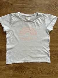 Biała Bluzeczka T-Shirt dla Dzieczynki Cool Club Rozmiar 134