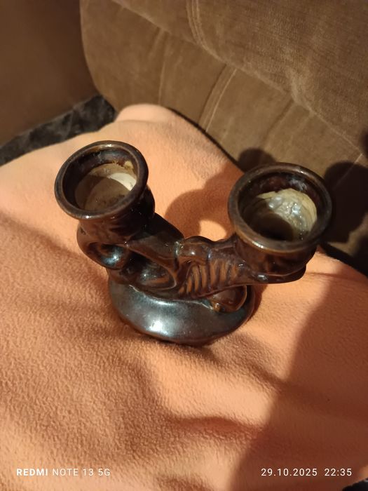 Świecznik z okresu PRL-U