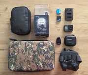 Kamera sportowa GoPro Hero 8 black + bogaty zestawy akcesoriów