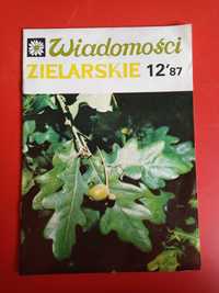 Wiadomości zielarskie nr 12/1987, grudzień 1987