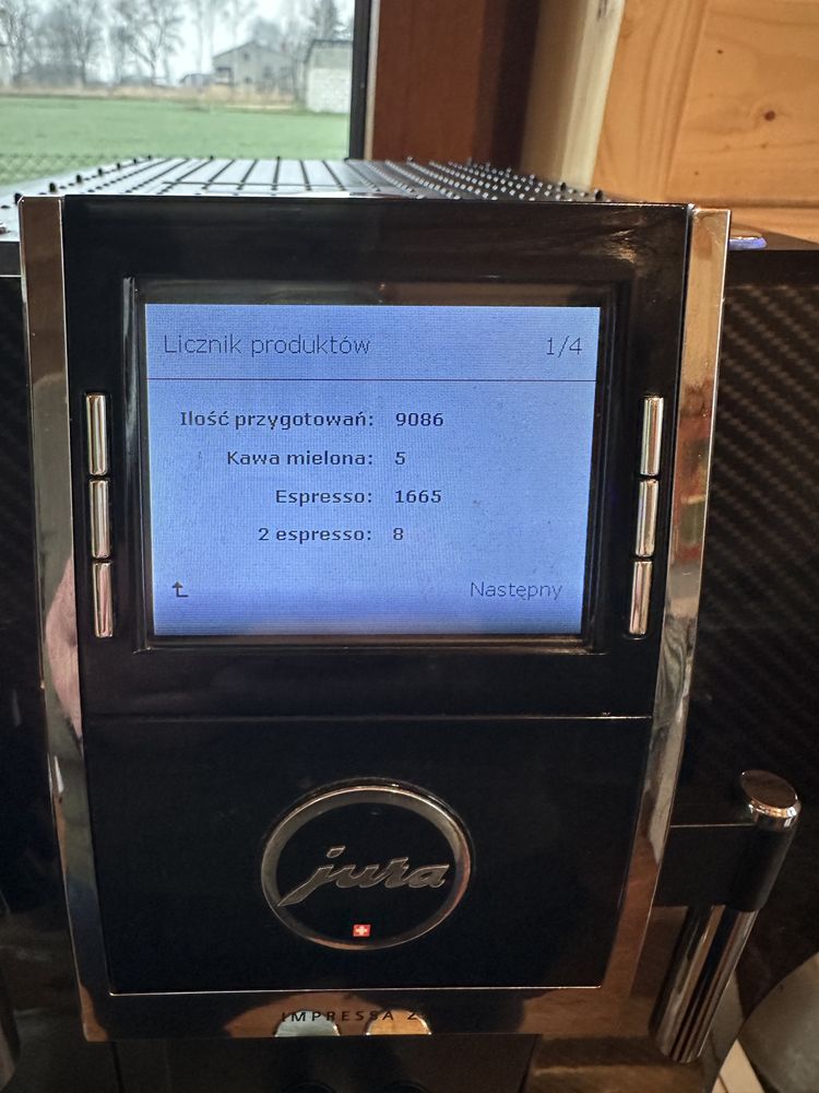 Wyjatkowy Ekspress Jura Z9  one touch w karbonie