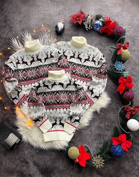 Новорічний светр|Різдвяні светри|Різдвяний світер|Парні светри