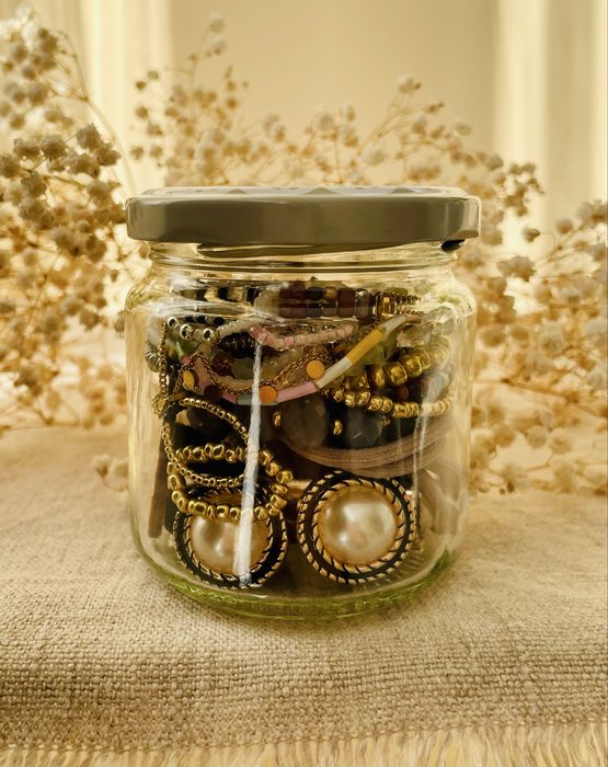 Biżuteria z koralików bransoletki pierścionki naszyjnik mystery jar