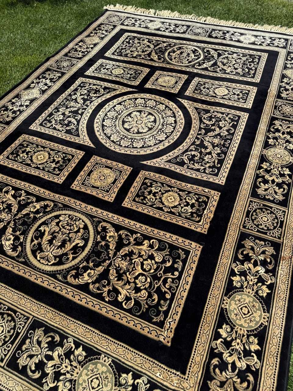 Dywan wzór perski Versace jedwab belgijski Viskoza 300x200 cm