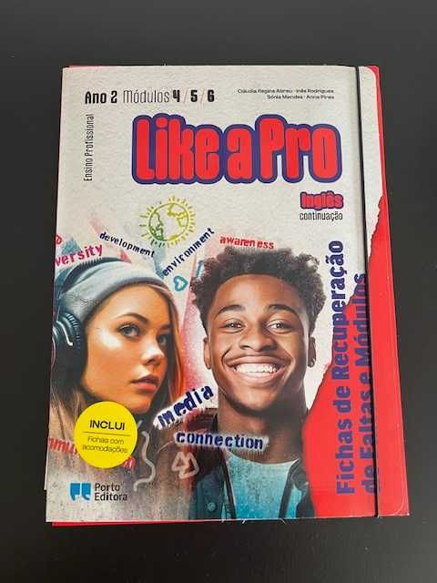 Conjunto Pedagógico - Inglês - Profissional - "like a Pro" - (M:4/5/6)