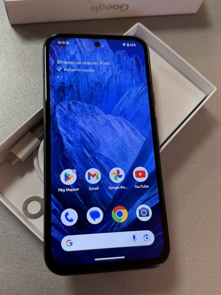 Pixel 8a 128GB black soft unlock новий