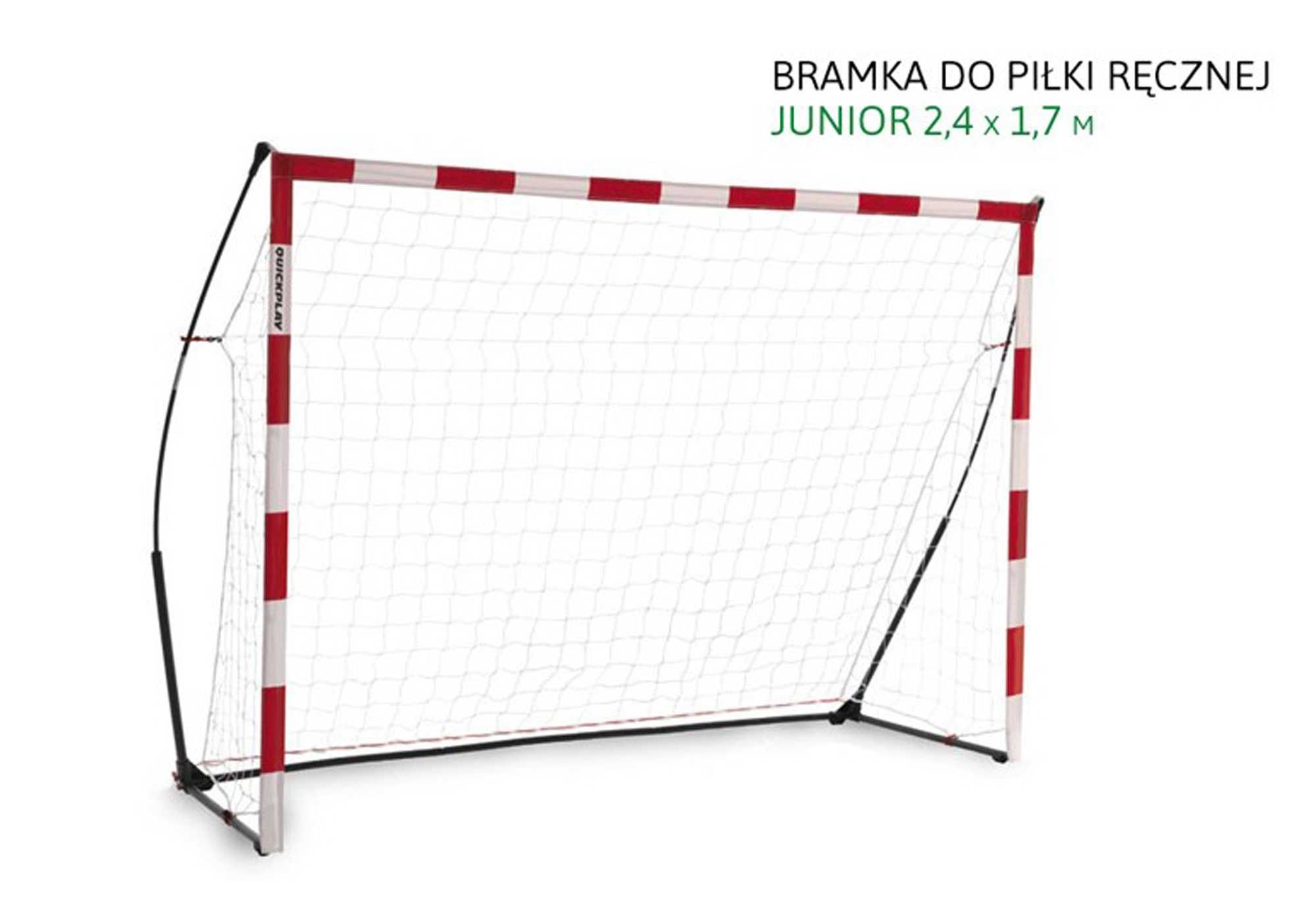 Bramka do piłki ręcznej Quickplay SKŁADANA handball Junior 2,4x1,7m