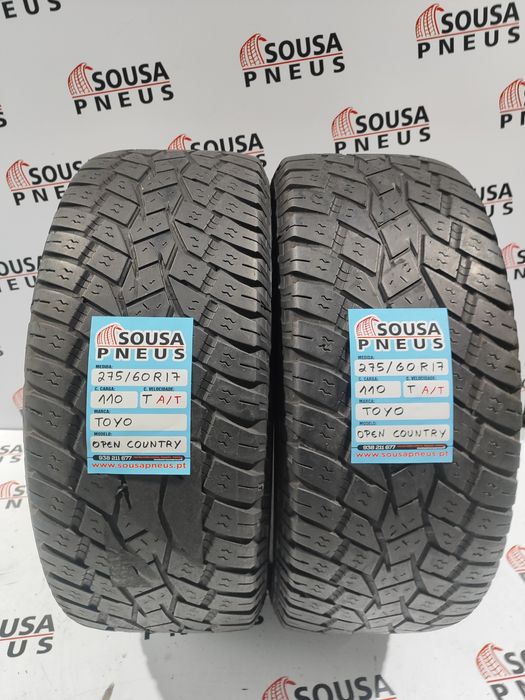 2 pneus semi novos 275-60R17 Toyo - Oferta dos portes