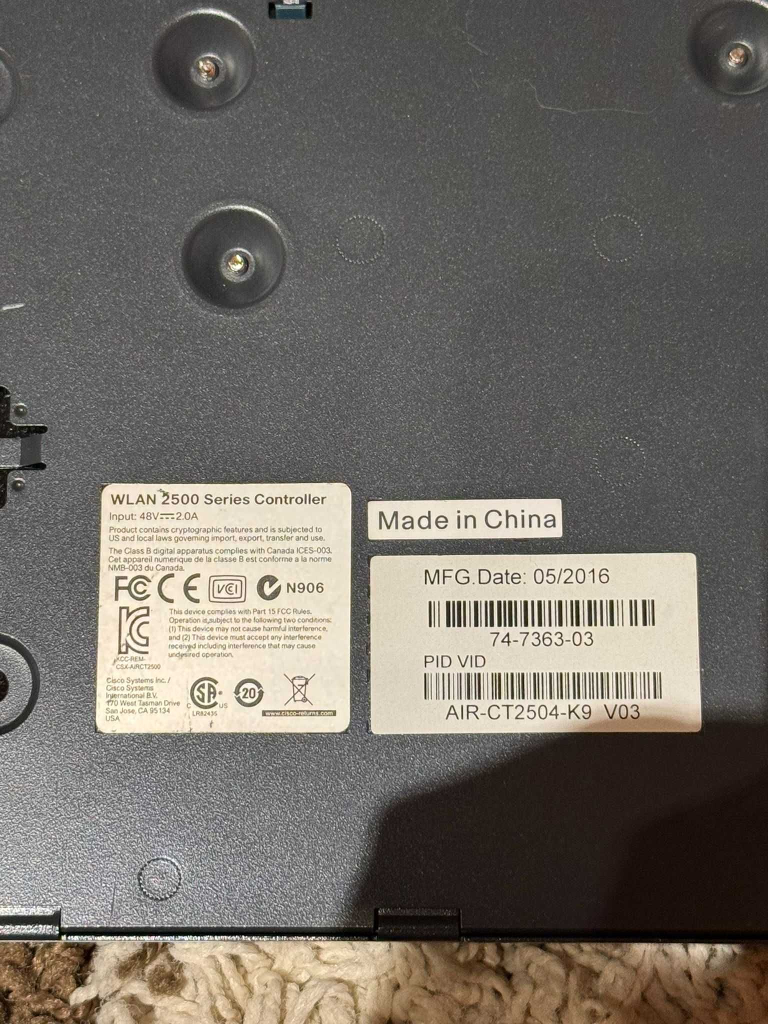 Cisco 2500 Series Controller Model 2504