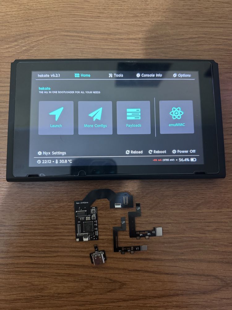 Nintendo Switch V1 V2 Oled Lite Chip Picofly cfw kamikaze przeróbka
