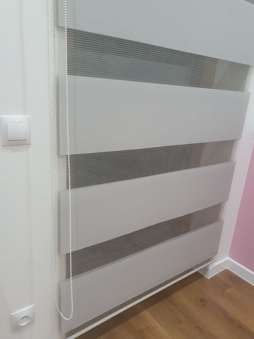 Roleta dzień noc szerokie pasy 106cm szeroka