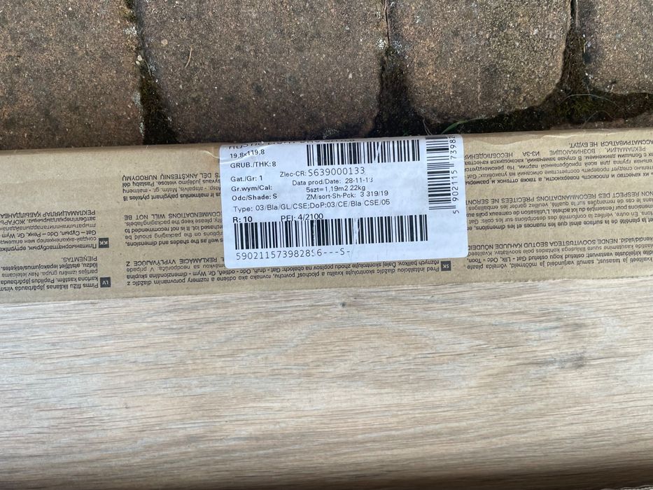 Płytki ceresanit 120x20 rustic light brown 26,4m ²