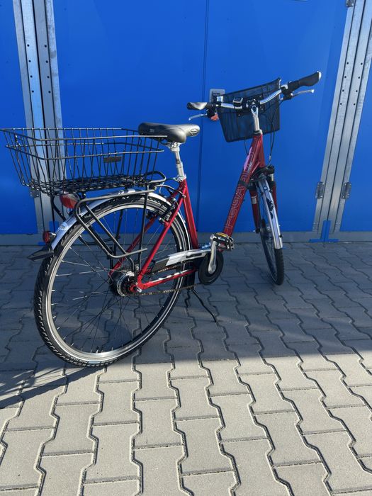 Sprzedam niemiecki rower miejski Pegasus Solero czerwony 28” koła