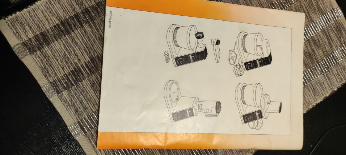Instrukcja do robota Philips HR 2686. Unikat.