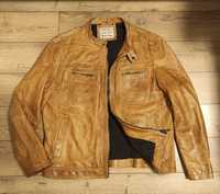 St. Johns Bay 3XL 54 р шкіряна коричнева руда чоловіча куртка бомбер