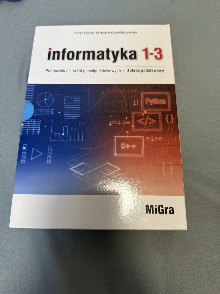 2 podręczniki dla szkół ponadpodstawowych z informatyki