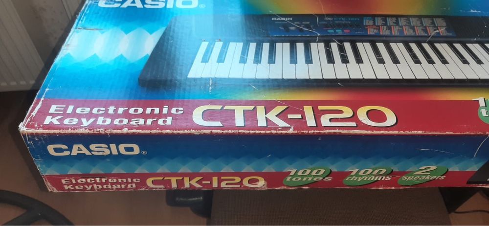 Keyboard Casio CTK 120 idealny dla początkujących + statyw