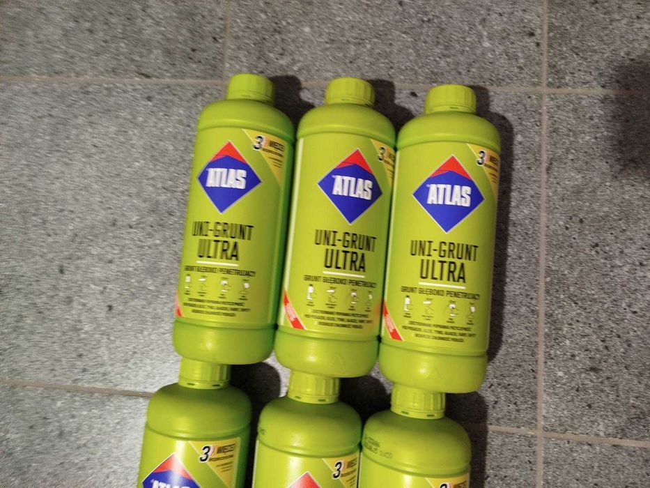 Atlas Uni-Grunt Ultra - grunt penetrujący - 1L - 7 sztuk - nowy