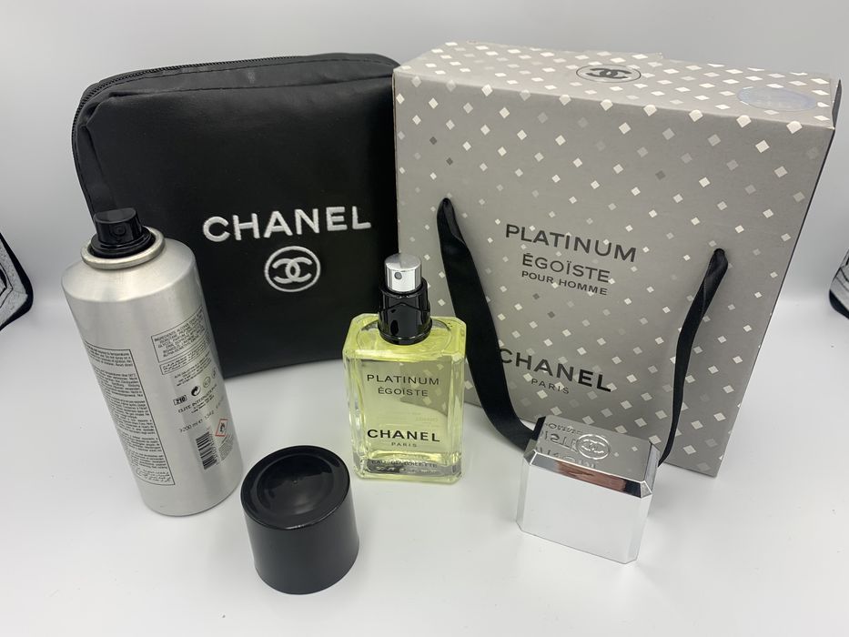 Zestaw Chanel Egoiste Platinum 100ml. + Dezodorant Kosmetyczka