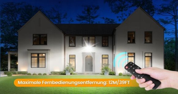 MEIKEE 60W LED Spotlight Zewnętrzny Czujnik Ruchu 5640LM