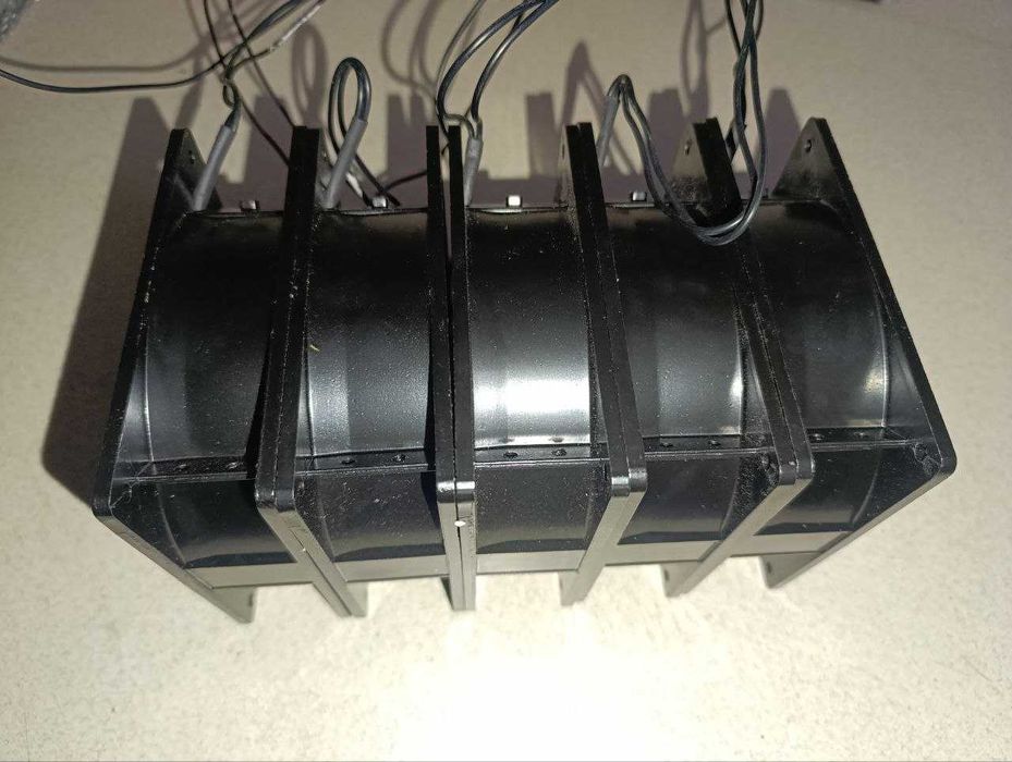 Осевой вентилятор 120*120*38 металлический DS 12038 ASHL