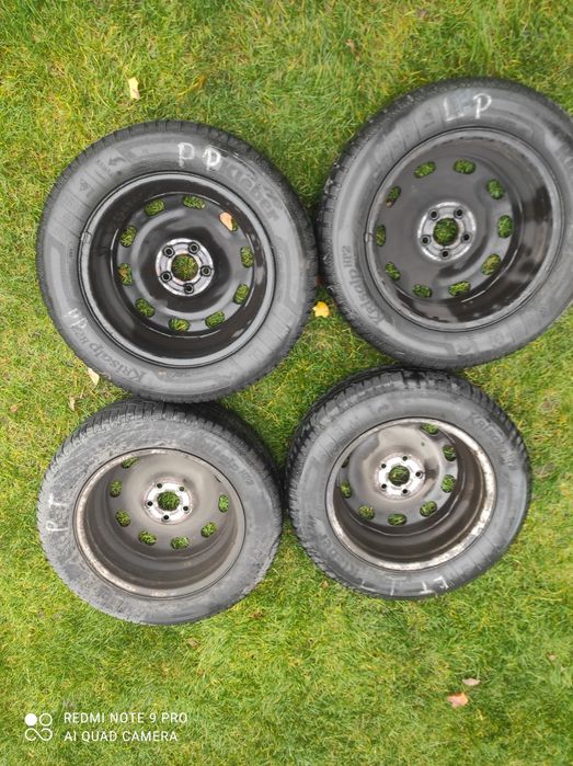 Sprzedam felgi 5x100 ET38+opony kleber krisalp HP2 185/65/15 zima