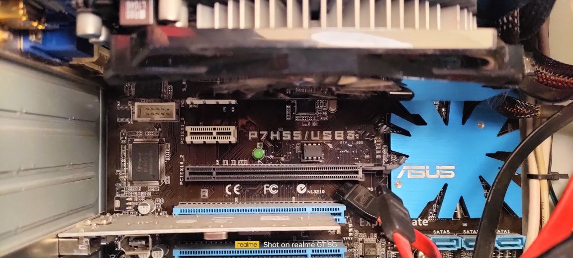 PC P7H55 USB Inter Core 5 chłodzenie Corsair cs430