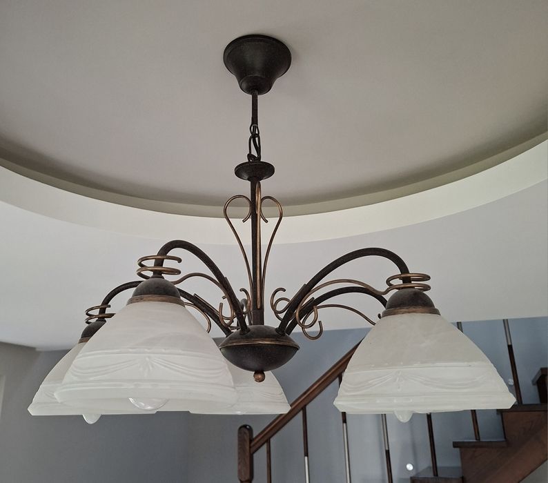 Lampa sufitowa + Lampa stołowa - komplet