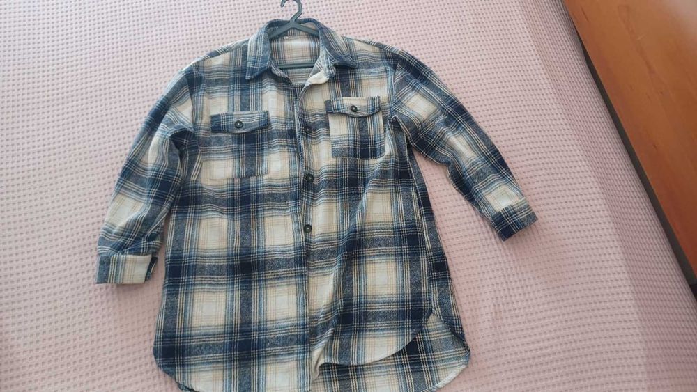Camisa Xadrez em Fazenda (Sobre Camisa)