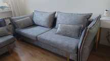 Luksusowa sofa ,kanapa, KENZO Tadao , 3 os,funkcja spania