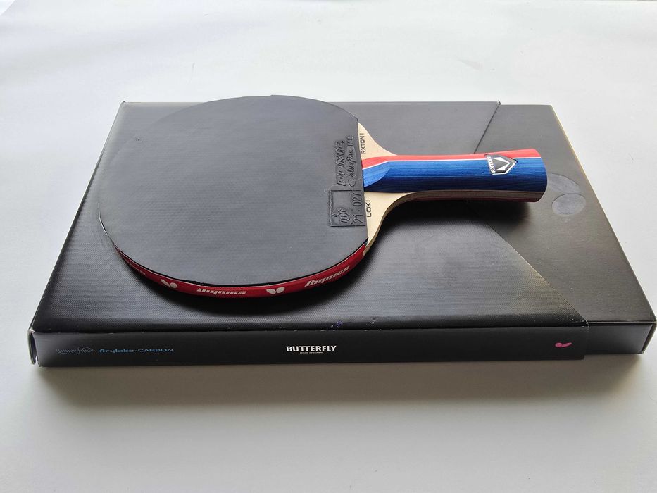 RAKIETKA CARBON OFF Donic Bluefire Andro Hexer Power Grip SFX! 5