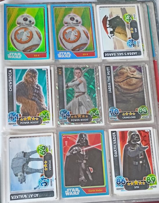 Karty star wars force attax  topps