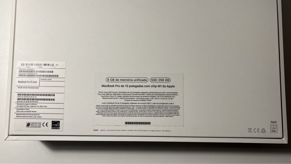 MacBook Pro 13” M1 256gb