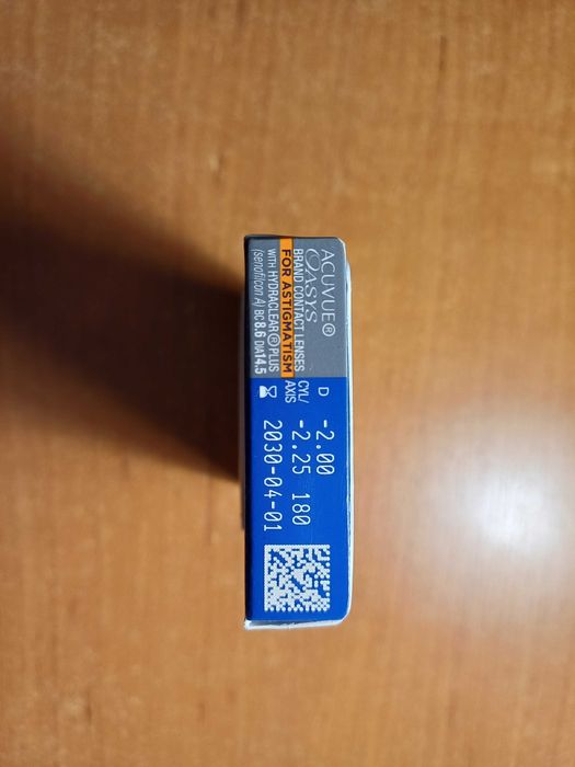 Acuvue Oasys for astigmatism - soczewki kontaktowe