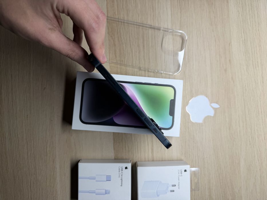 iPhone 14 128gb czarny bateria 100% komplet