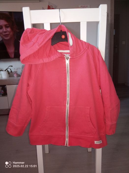 Różowa bluza 122 cm