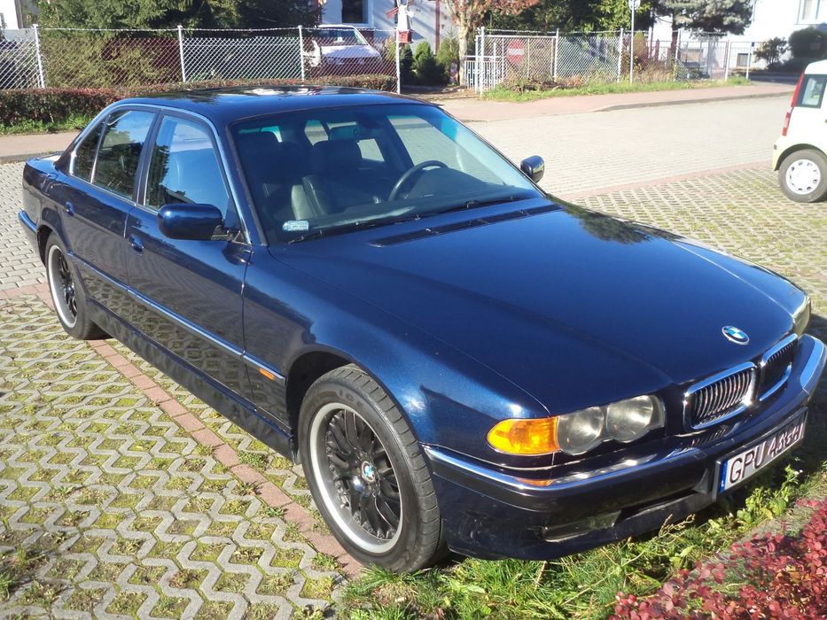 BMW Seria 7 ładna,alu 18,poliftowe E38 728iA,granatowa perła,dużo zdjęć,zamiana