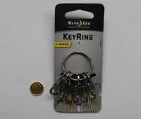 Nite Ize O-Ring do kluczy S-Biner KeyRing brelok srebrny/czarny NOWY